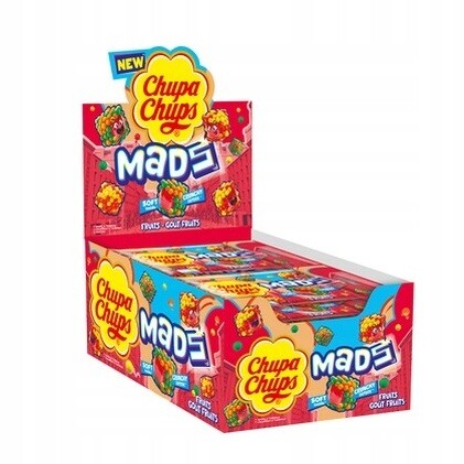 12 x 45 g Chupa Chups mads fruits želé bonbony Karton