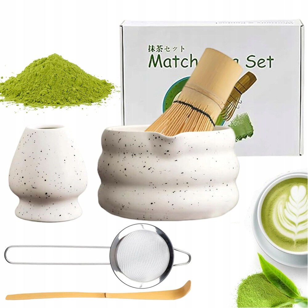 Sada Na Matchu Chasen Metlička 5V1 Keramika Ideální Dárek