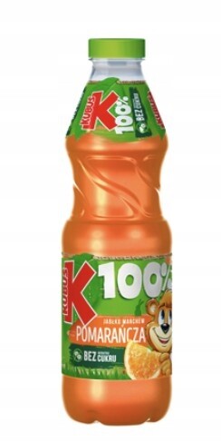 Kubuś Šťáva 100% jablko mrkev pomeranč 6 x 850 ml [kauce]