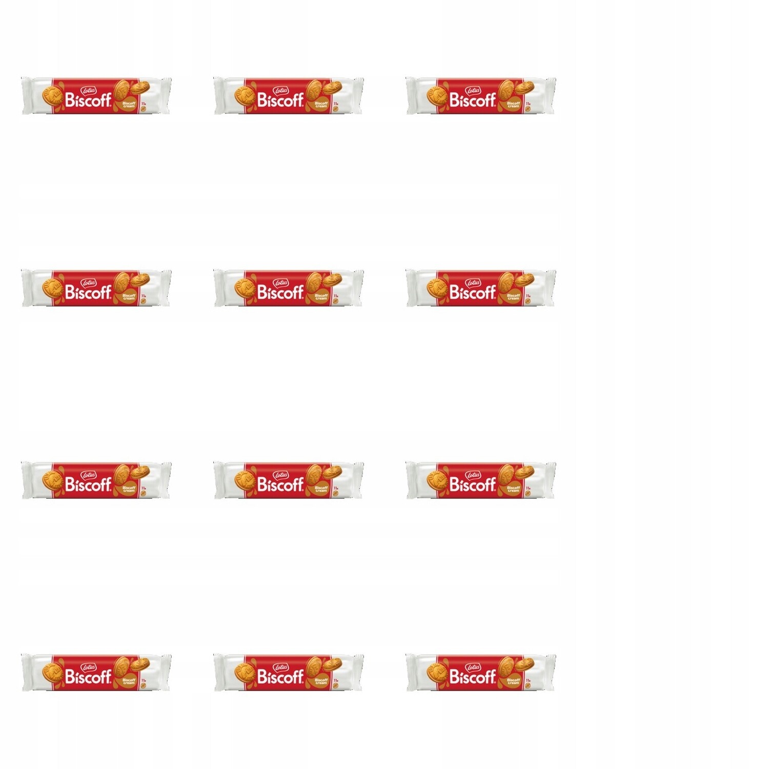 12 x 110 g Lotus Biscoff sušenky s krémem biscoff Karton