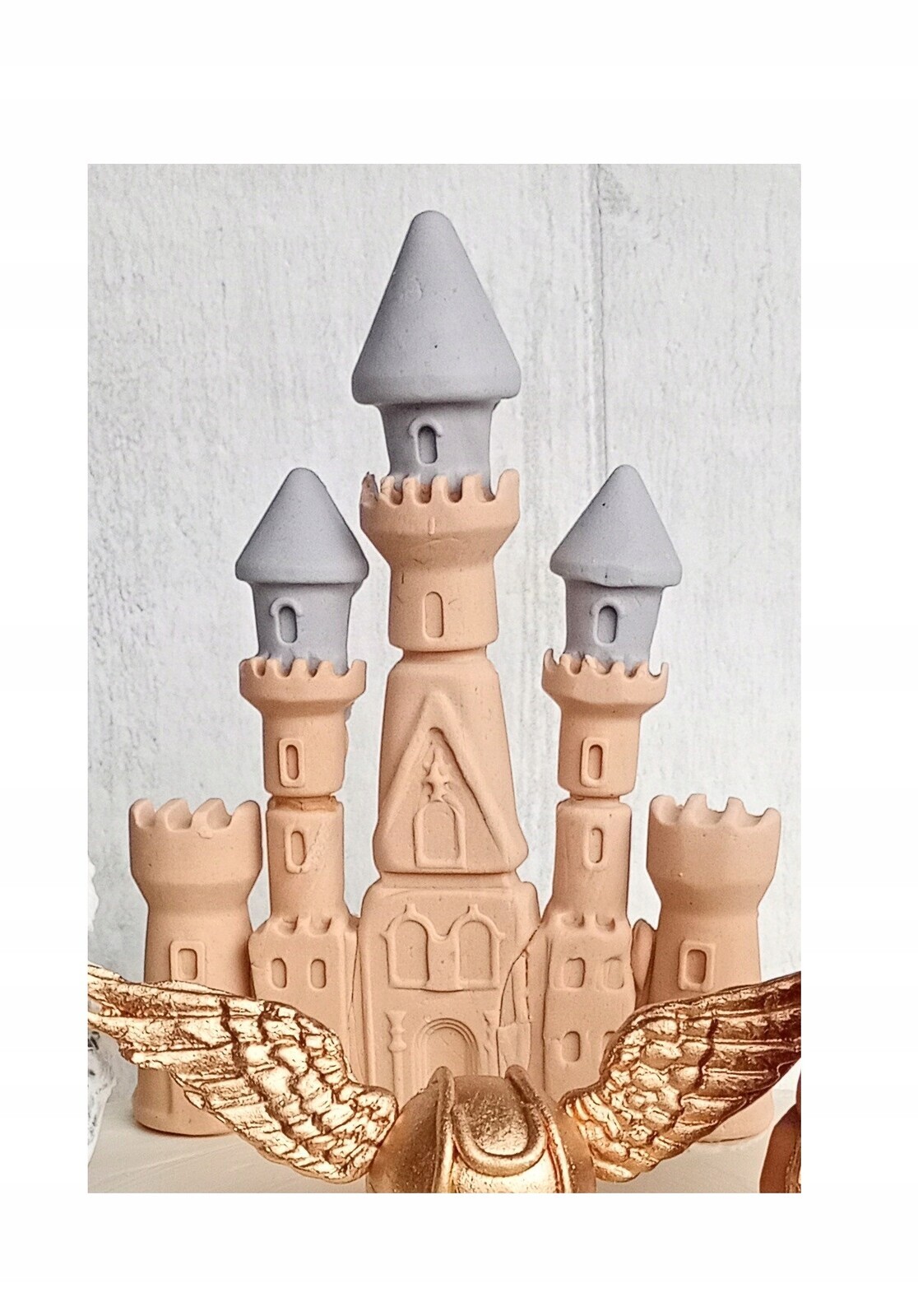 Zámek Hogwardu na dort, velká figurka z cukrové hmoty Harry Potter