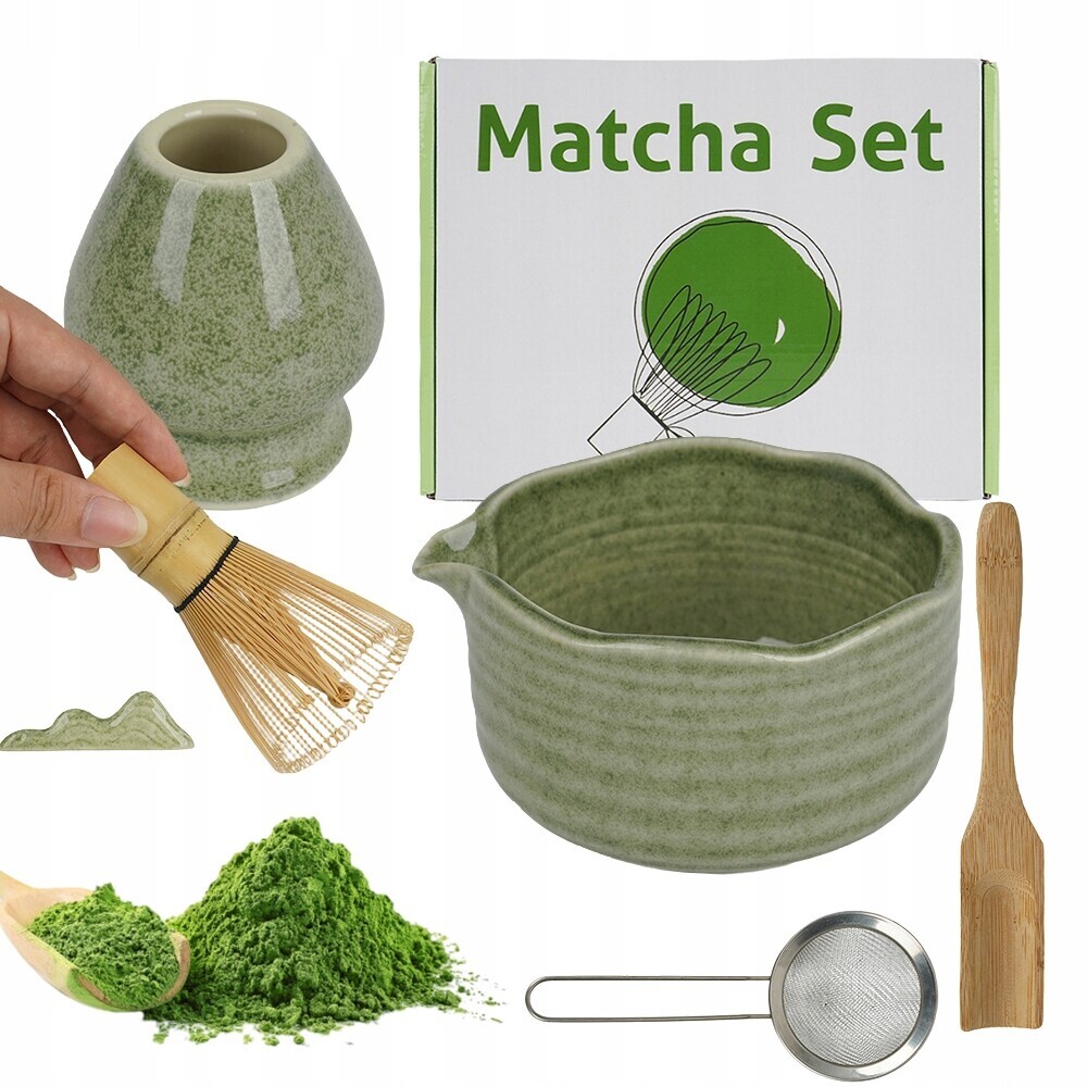 Dárková Sada Na Čaj Matcha 7 Kusů Tradiční Příprava Šálek