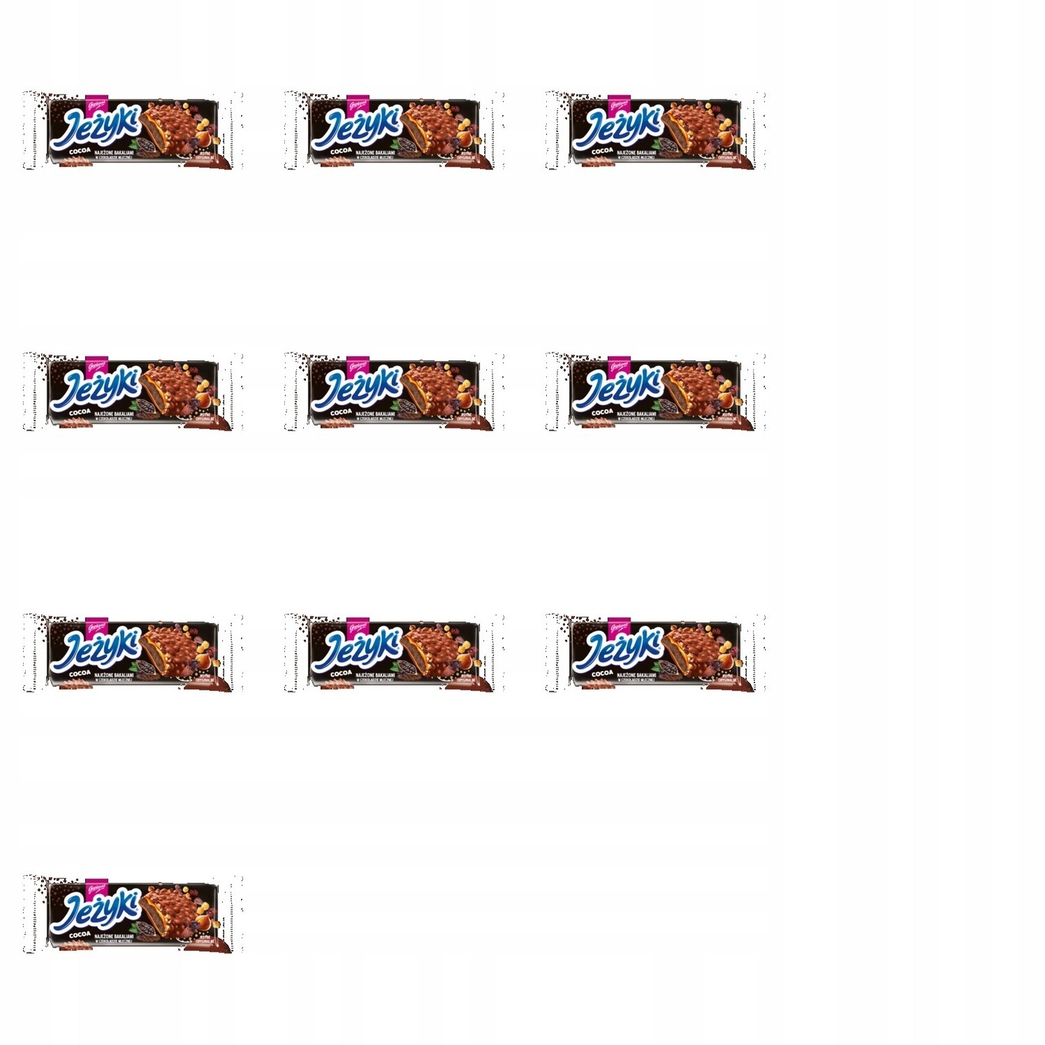 20 x 140 g Goplana sušenky jeżyki cocoa Karton