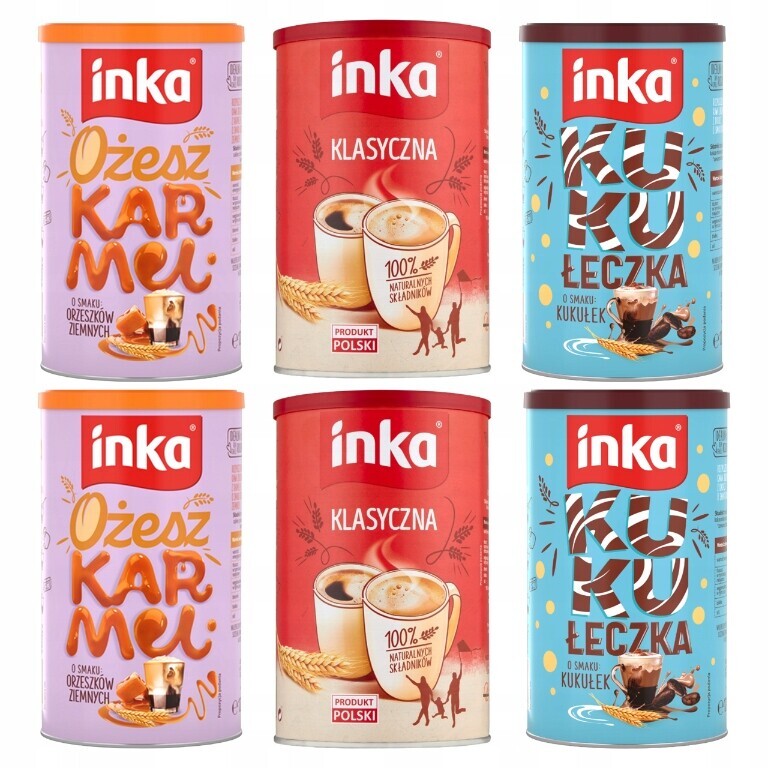 Set Inka káva káva 2xKukulička 2xOžeš karamel 2xKlasická 880 G