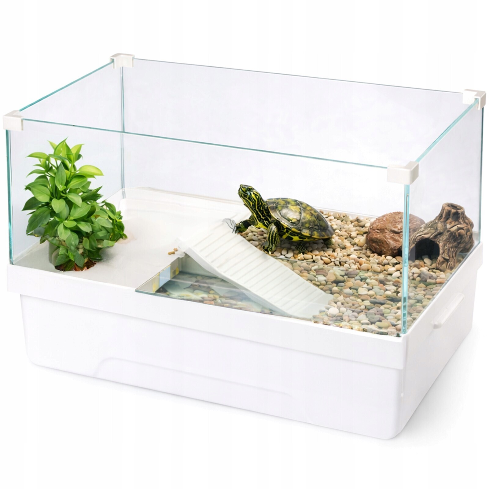 Akvárium Pro Želvy S Ostrůvkem, Filtr, Čerpadlo, Silný Oběh Vody Costaluna