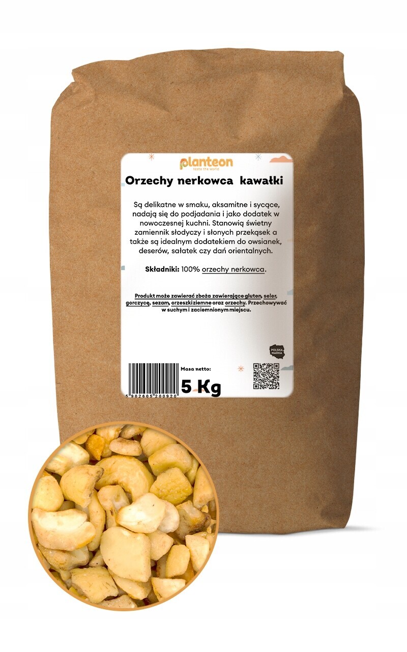 Kešu ořechy – kousky 5 kg