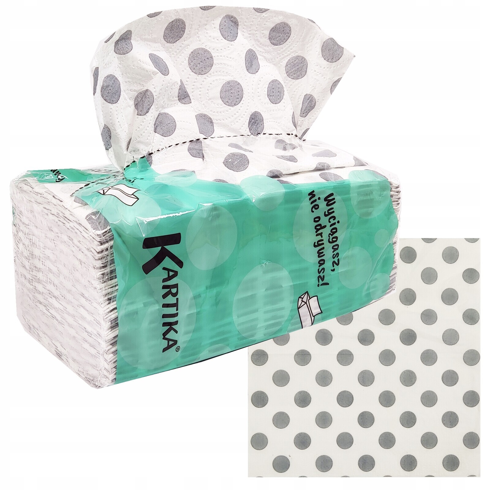 Papírový skládací ručník Zz Stříbrné Puntíky 100% Celulóza Binda 3000