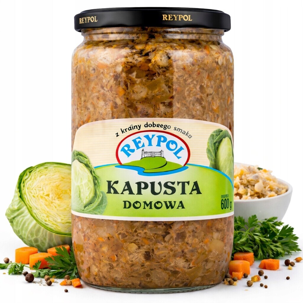 Reypol Domácí zelí 600 g Ideální pro Bigos a knedlíky