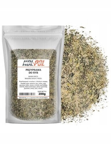 5 x Koření Na Ryby 200 g Aromatická směs bylin přírodní kvality Kol-Pol