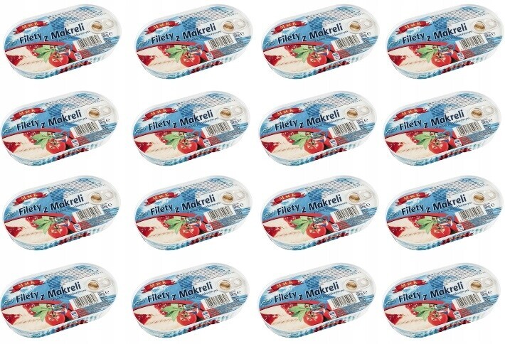 16 x 170 g Mk Filety z makrely v rajčatové omáčce Karton