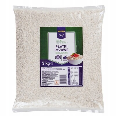 Metro Chef Bleskové rýžové vločky 3 kg – Lehké rýžové vločky