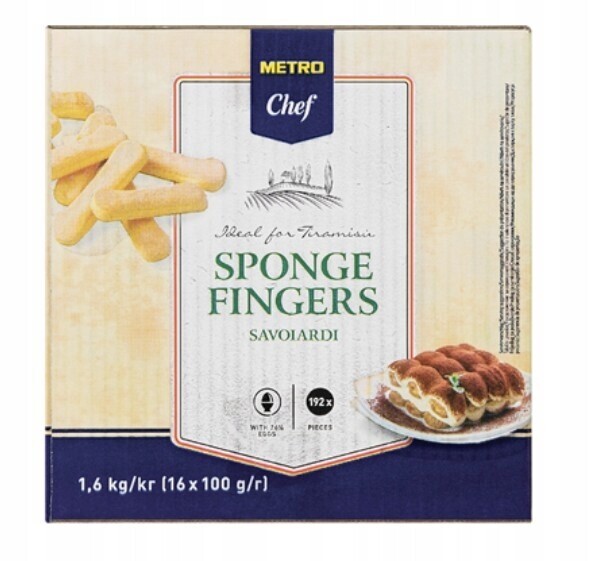 Metro Chef Piškoty 1,6 kg