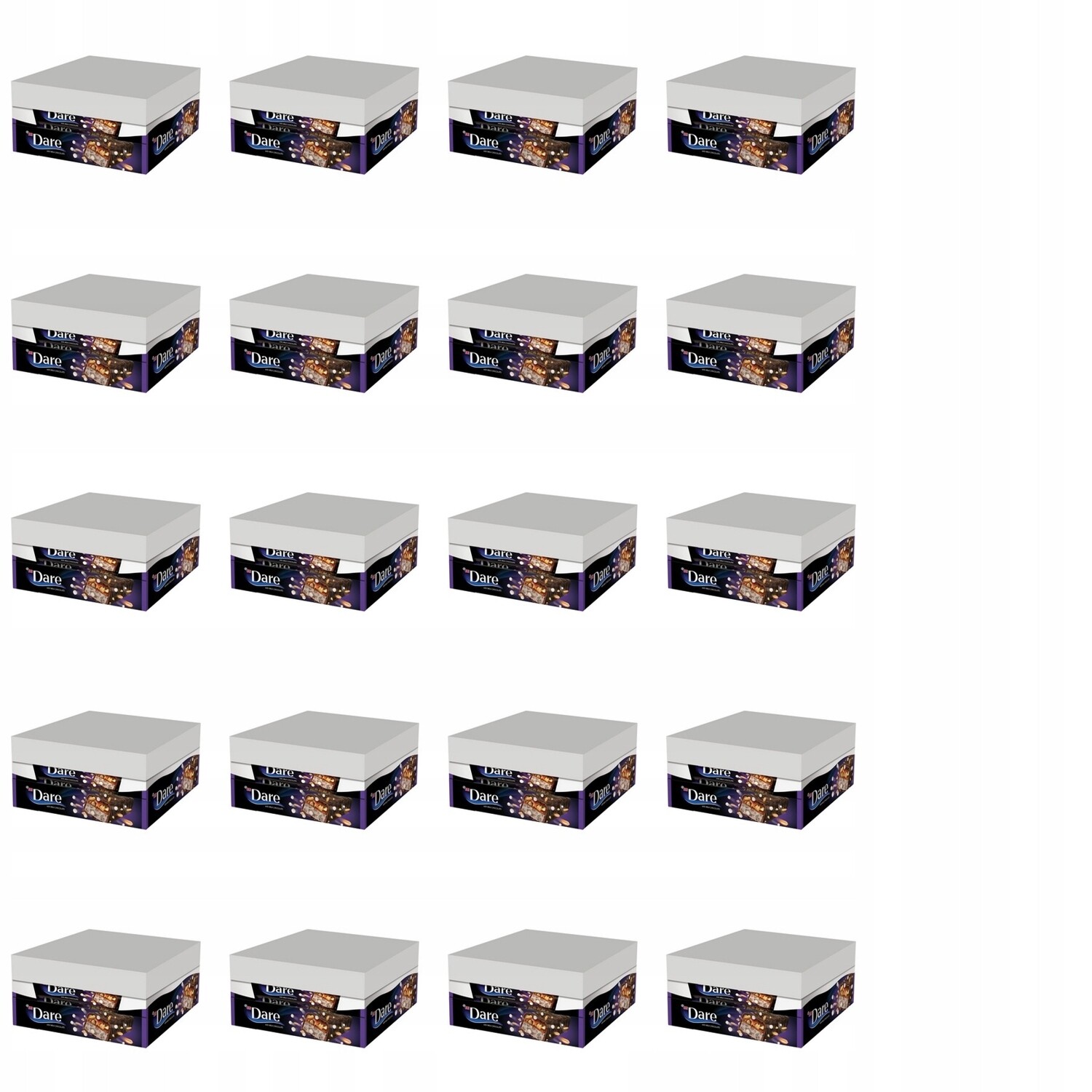 20 x 50 g Dare Tyčinka s arašídy, karamelem, nugátem, čokoládou