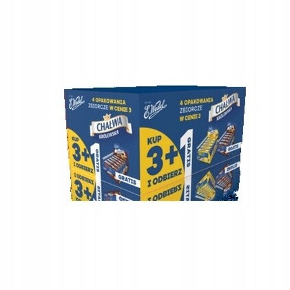 1x 4 kg E.wedel 3+1 chalva mix vanilka, kakao 4x20ks