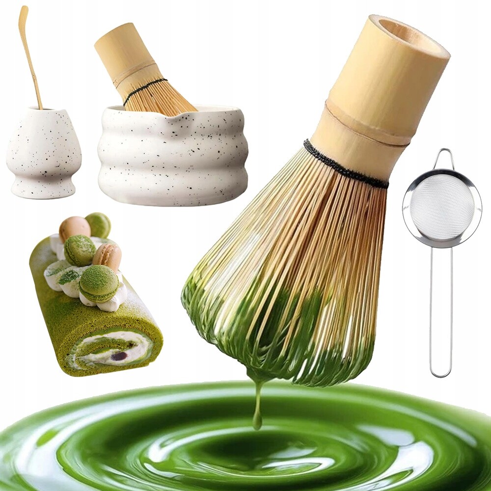 Prémiová Sada Na Matchu: Keramika, Bambusový Chasen Chashaku, Snadné Vaření