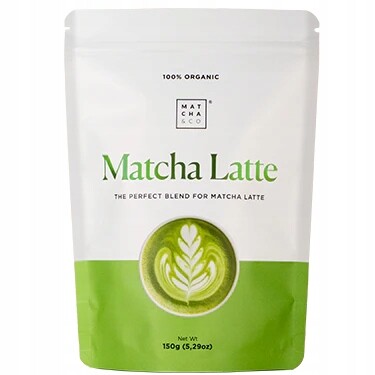 Energie, koncentrace, alternativa k kávě Matcha & Co Matcha Latte 150 g