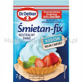 Dr.Oetker Smetanový Fix Modrý 7 G