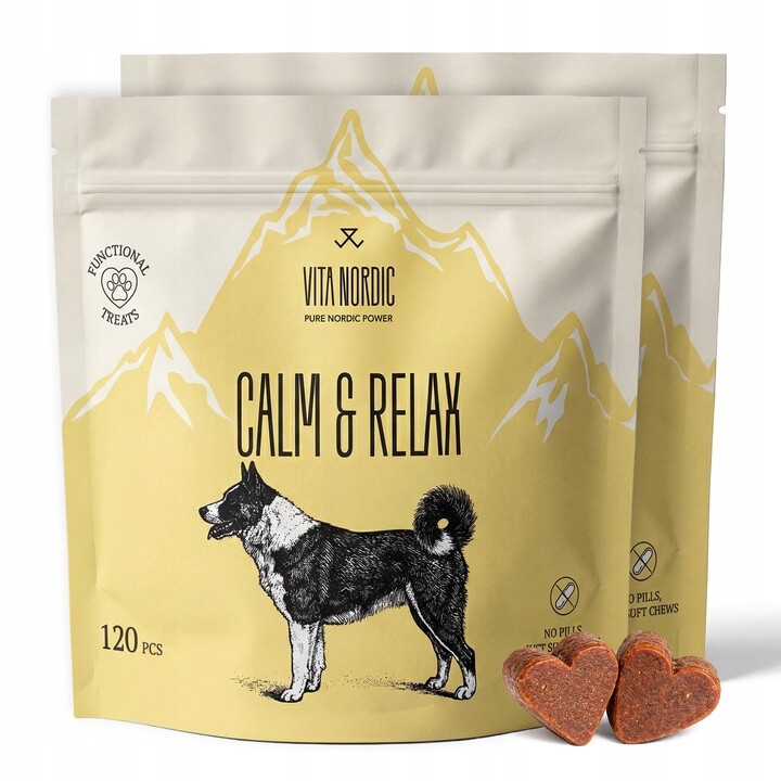 Vita Nordic uklidňující doplněk pro psa 2 x 120 ks spánek a regenerace