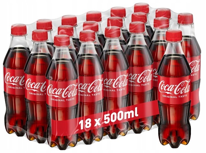 Coca-Cola Sycený nápoj 18 x 500 ml [kauce]
