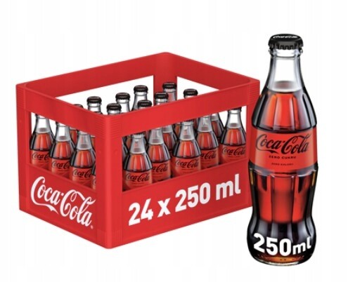 Coca-Cola Zero Sycený nápoj 24 x 250 ml