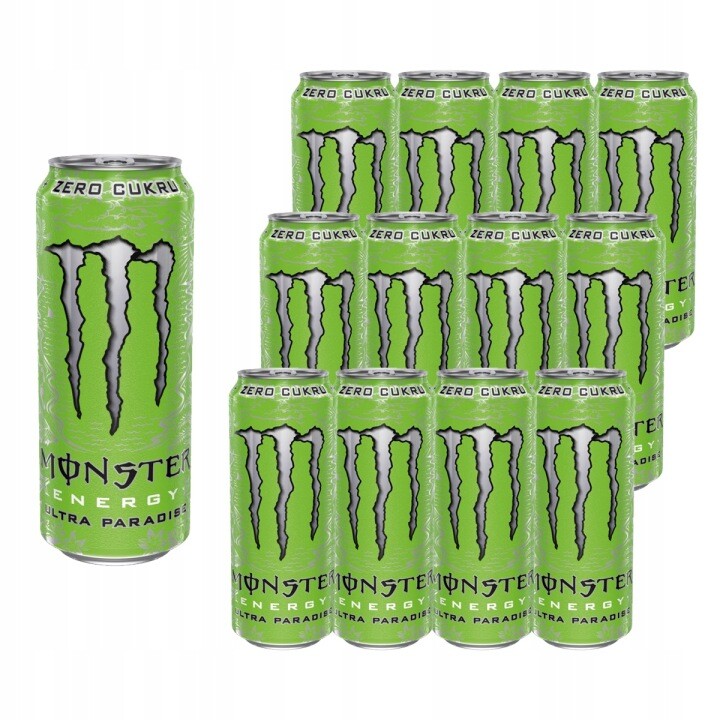 Monster Energy Ultra Paradaise enegetický nápoj bez cukru 500 ml x 12 kusů