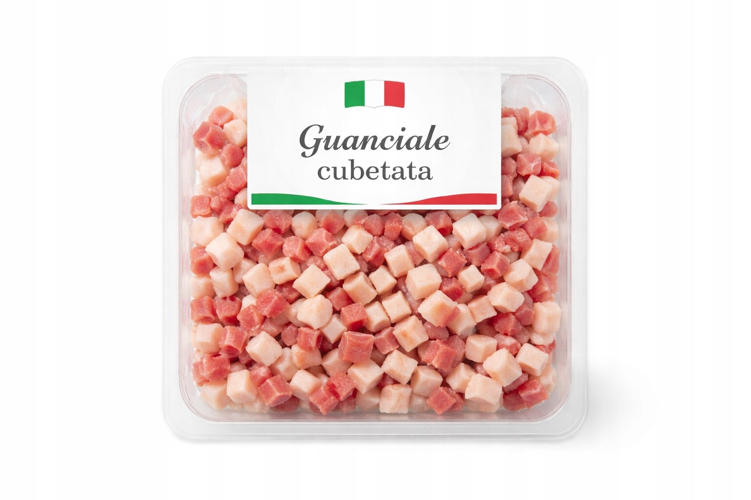 Guanciale 500 g nakrájené na kostičky Map Schronisko Bukowina italský útulek