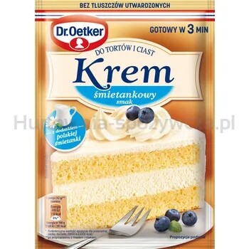 Dr.Oetker Krém na dorty a koláče, smetanová příchuť 105 g