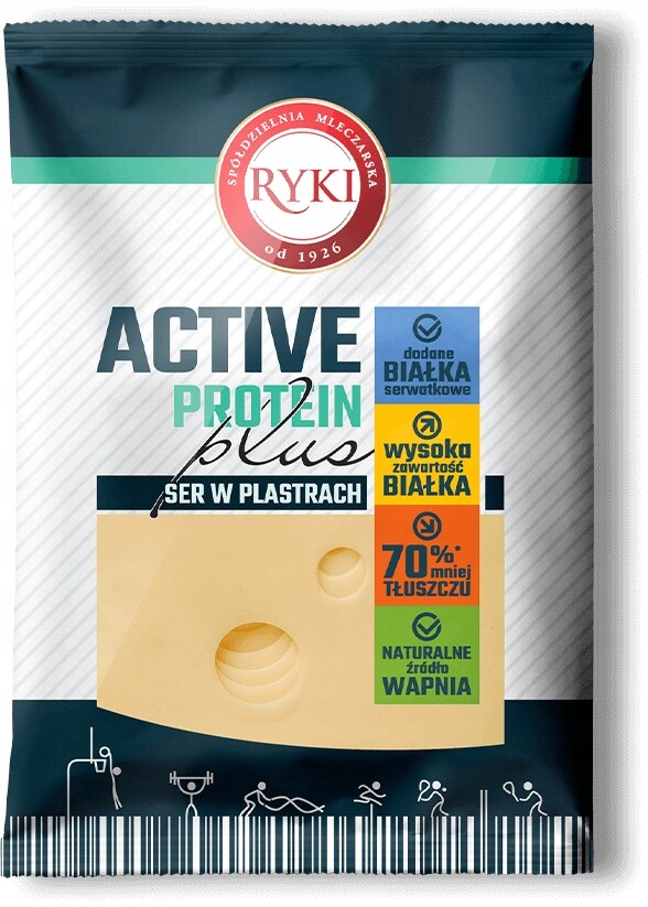 Sýr Active Protein Plus Sm Ryki 135 g
