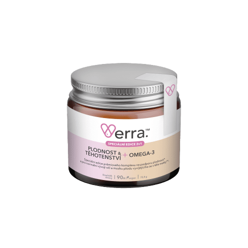 VERRA Komplex Plodnost & Těhotenství + Omega-3 90 kapslí