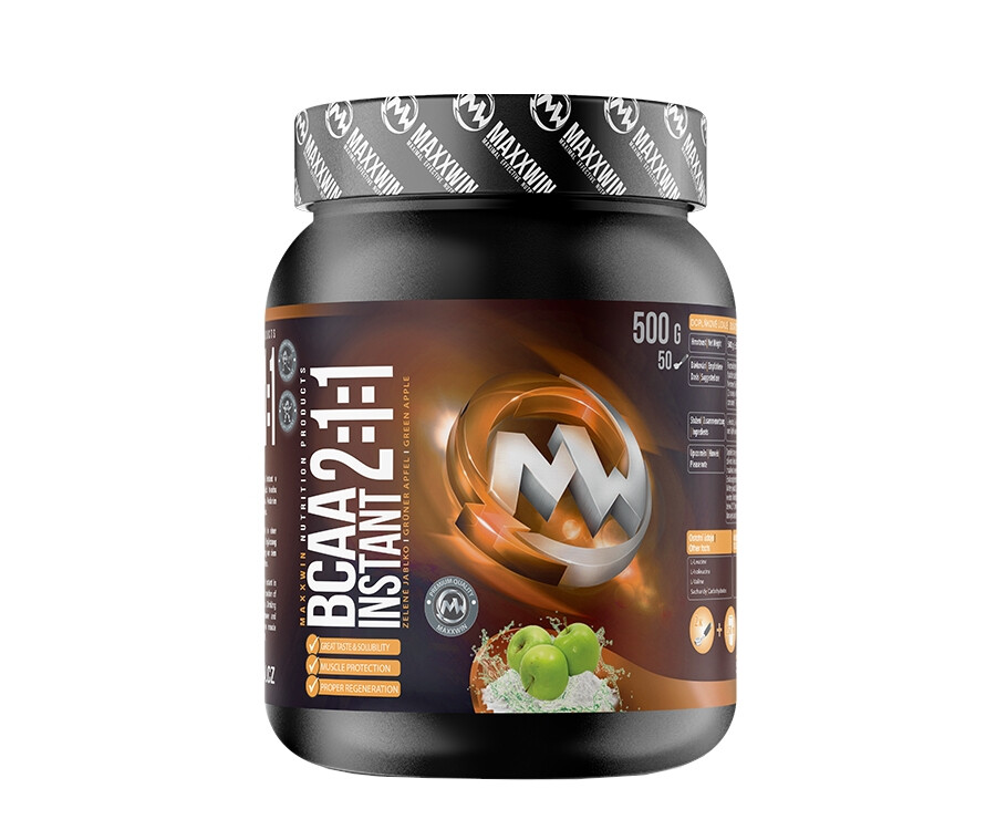 MAXXWIN BCAA 2:1:1 Instant  zelené jablko 500 g