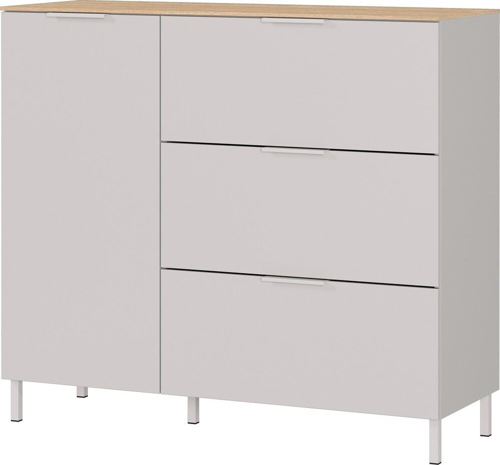 Krémová matná skříňka 109x98x40 cm Savoca – Germania