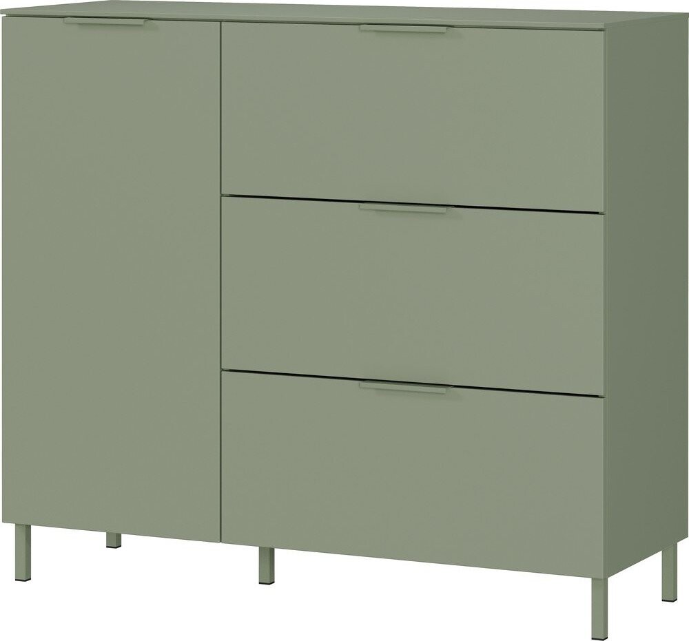 Zelená matná skříňka 109x98x40 cm Savoca – Germania