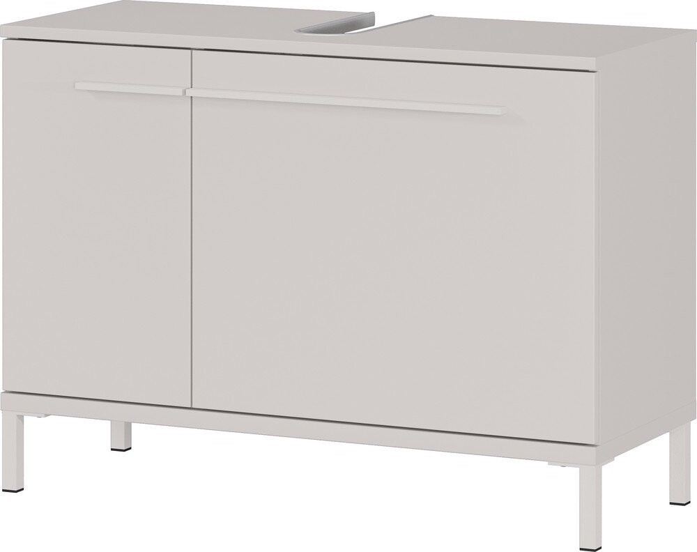 Krémová matná skříňka pod umyvadlo 80x59 cm Laurino – Germania