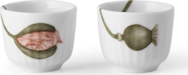 Porcelánové stojánky na vajíčka v sadě 2 ks Hammershøi Poppy – Kähler Design