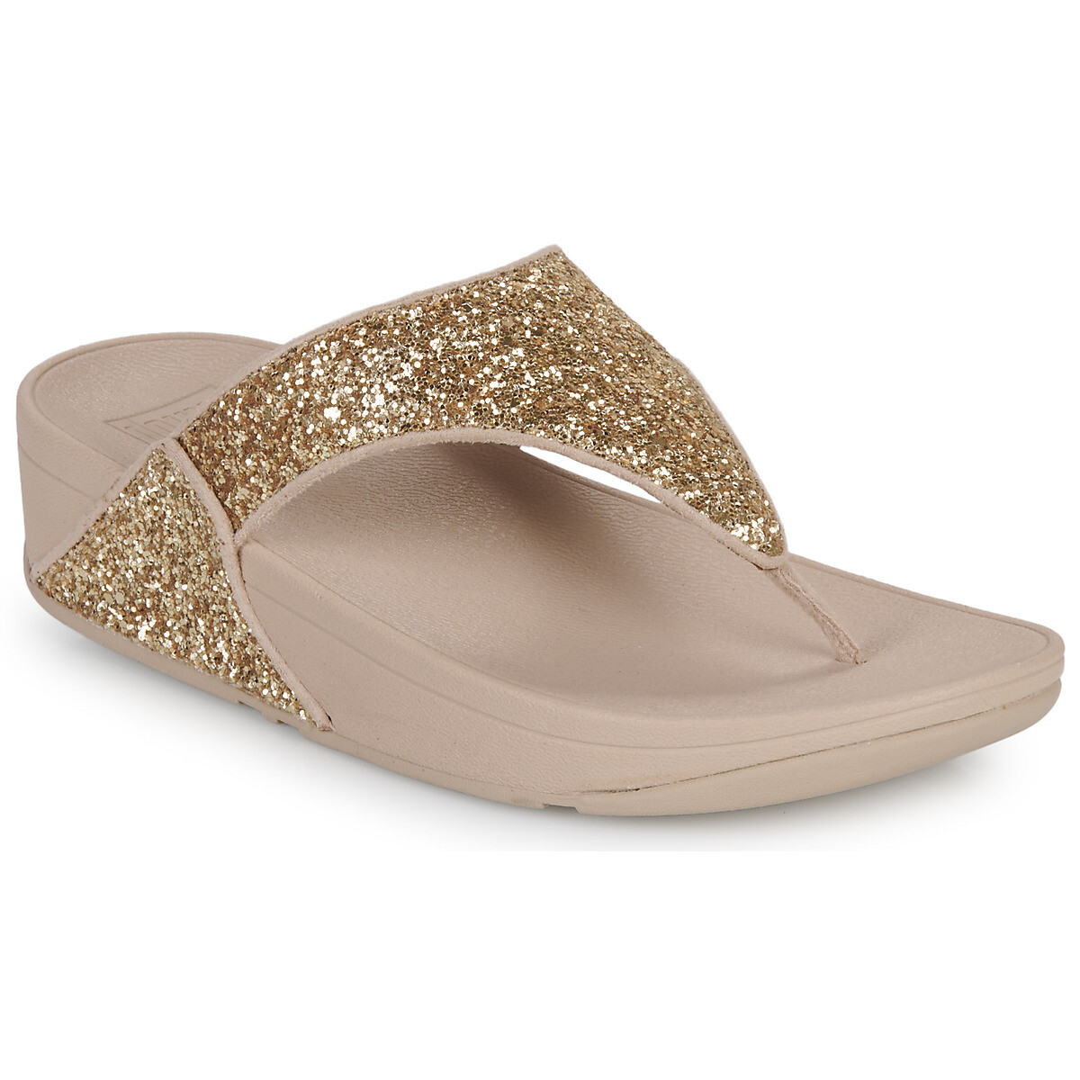 FitFlop  LULU GLITTER TOE-THONGS  Zlatá