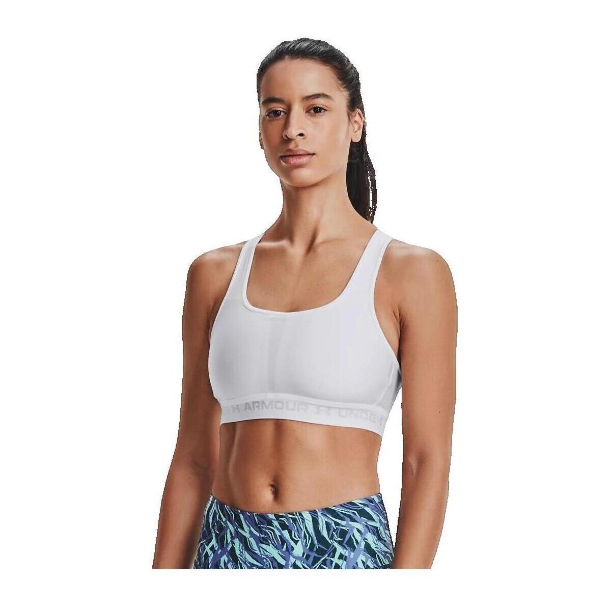 Under Armour  Soutien-Gorge Croisé Moyen  Bílá