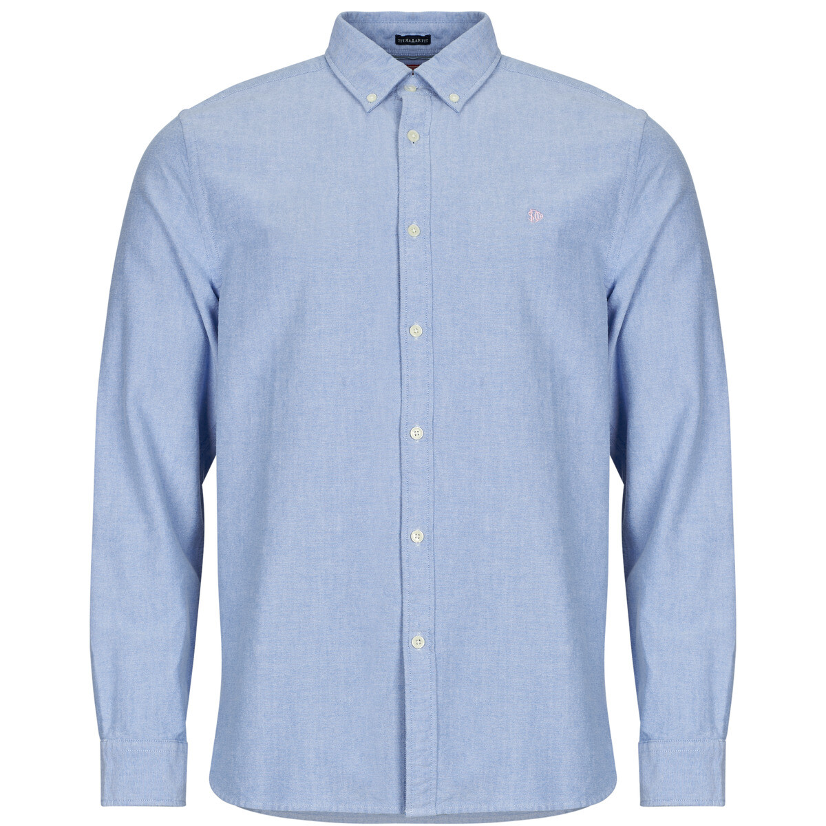 Superdry  Preppy Oxford L/s Shirt  Modrá