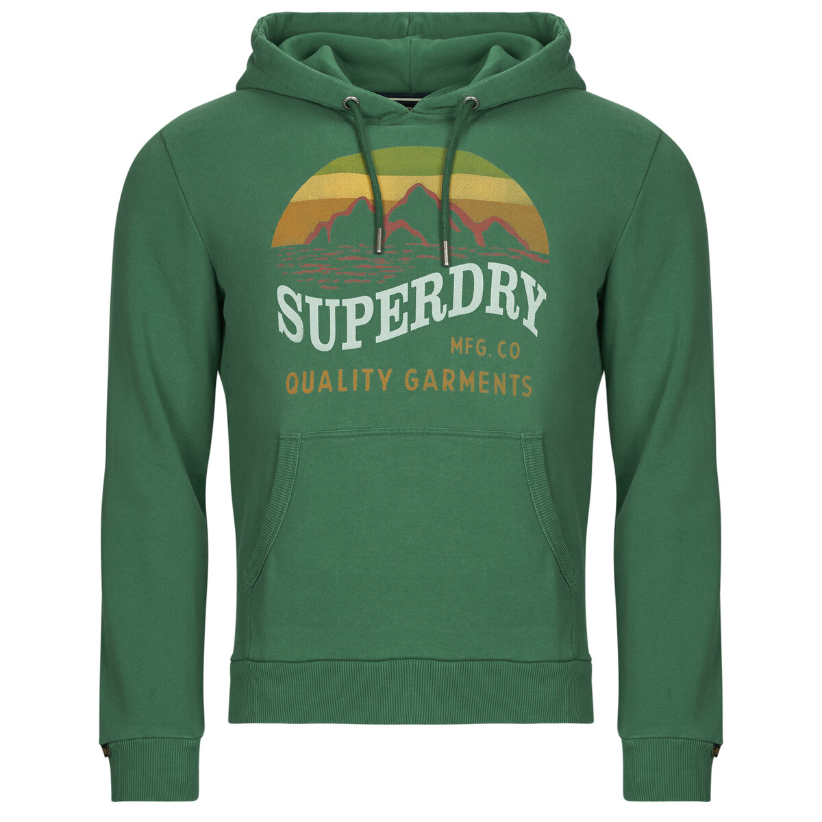 Superdry  Outdoors Mountain Rlxd Hood  Zelená