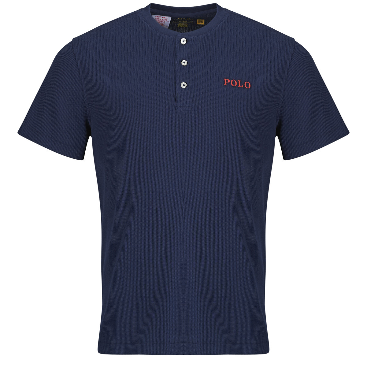 Polo Ralph Lauren  S/S HENLEY-SLEEP-TOP  Tmavě modrá