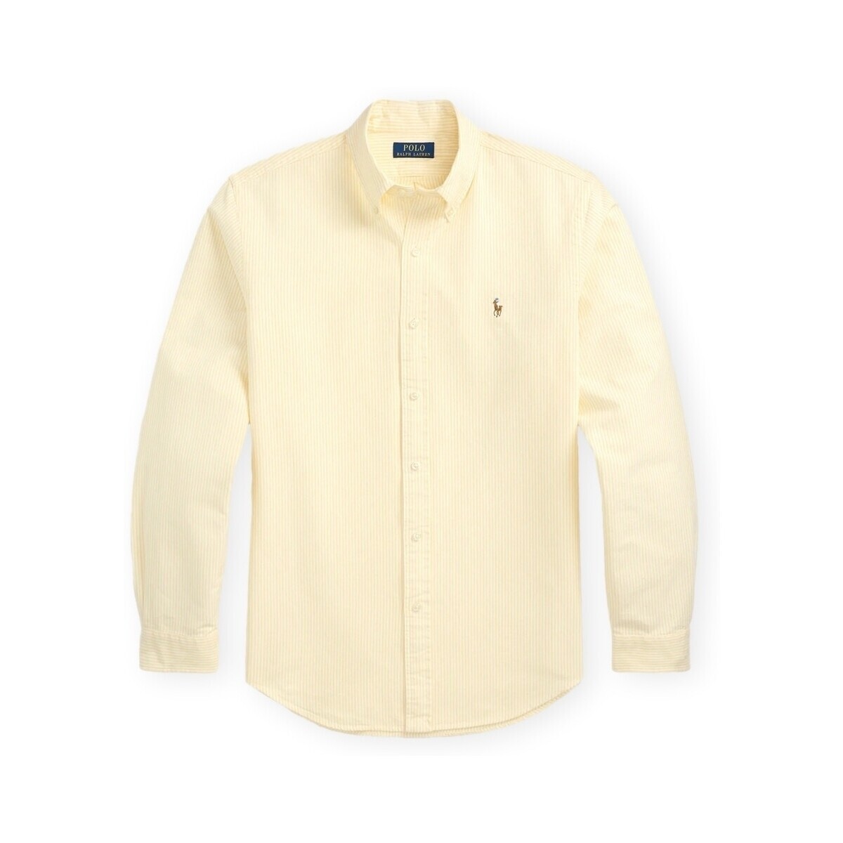 Polo Ralph Lauren  Oxford Custom Fit Shirt - Yellow White  Žlutá