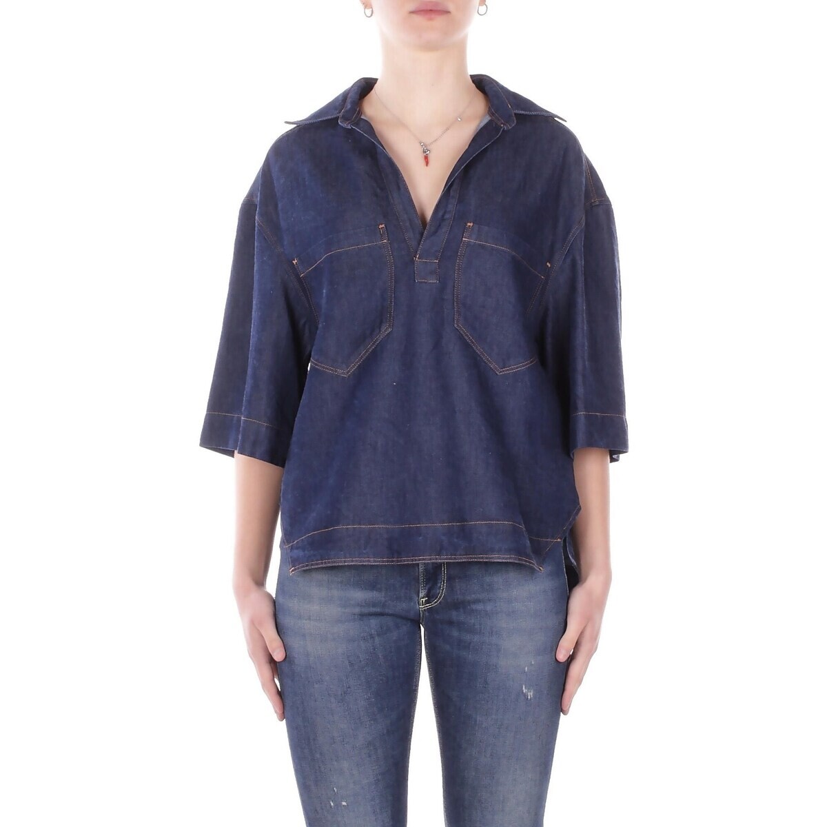 Dondup  DC458DF0266D  Modrá