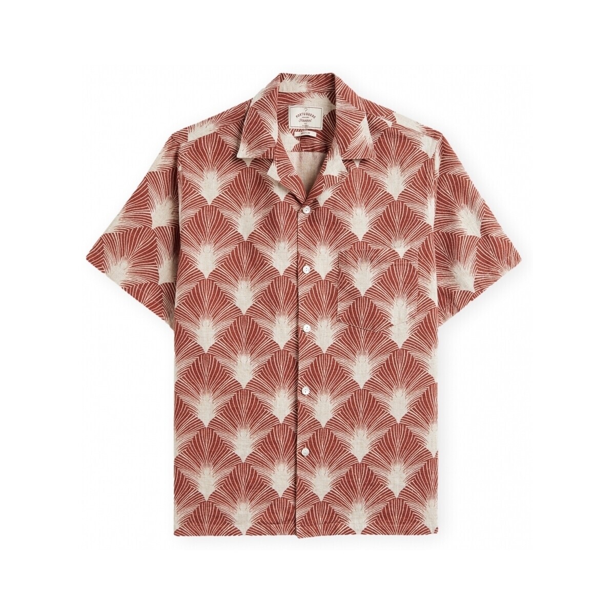 Portuguese Flannel  Feathers Shirt  Červená