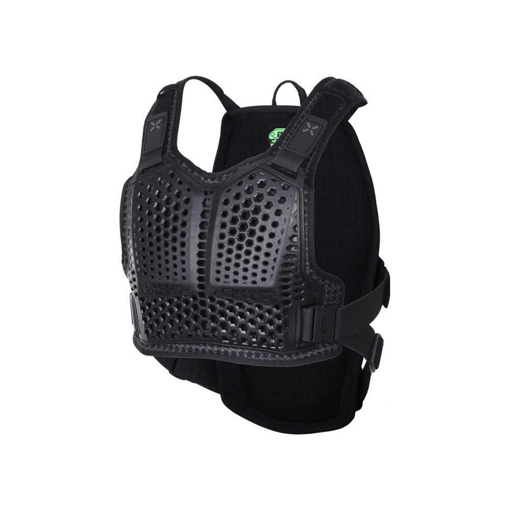 Chránič hrudi a páteře IXS Hex - černá, vel. S/M