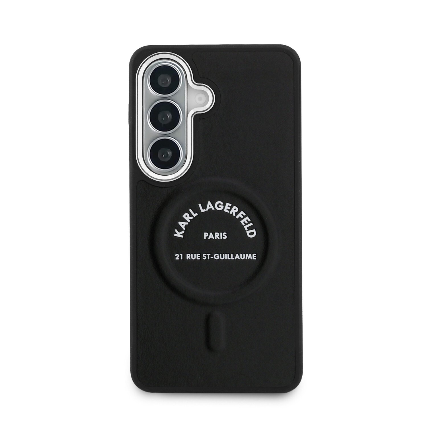 Zadní kryt Karl Lagerfeld PU RSG Logo Magnetic pro Samsung Galaxy S26, černá