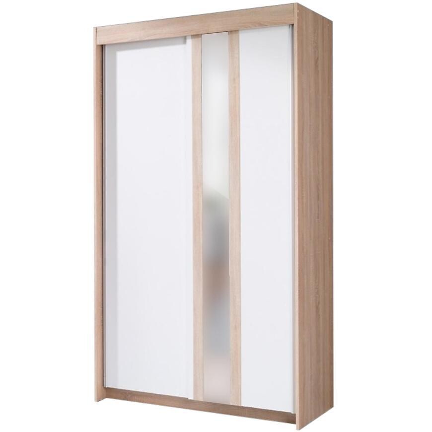 Skříň Belt 120cm Dub Sonoma/Bílá
