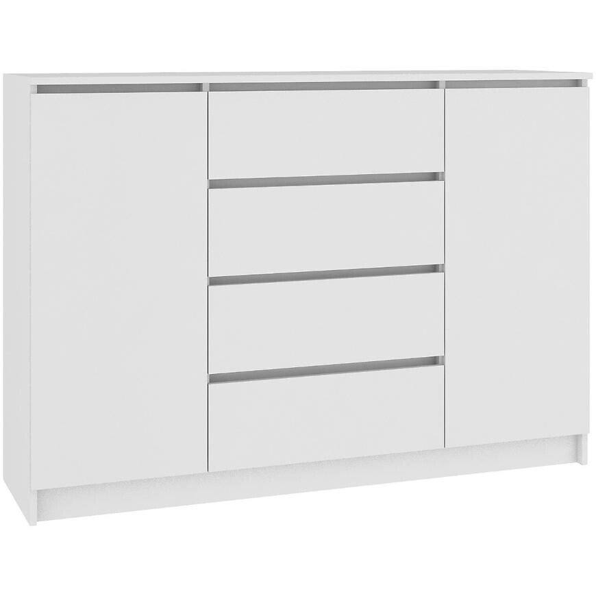 Komoda 2d4s 120 Bílý  Mat