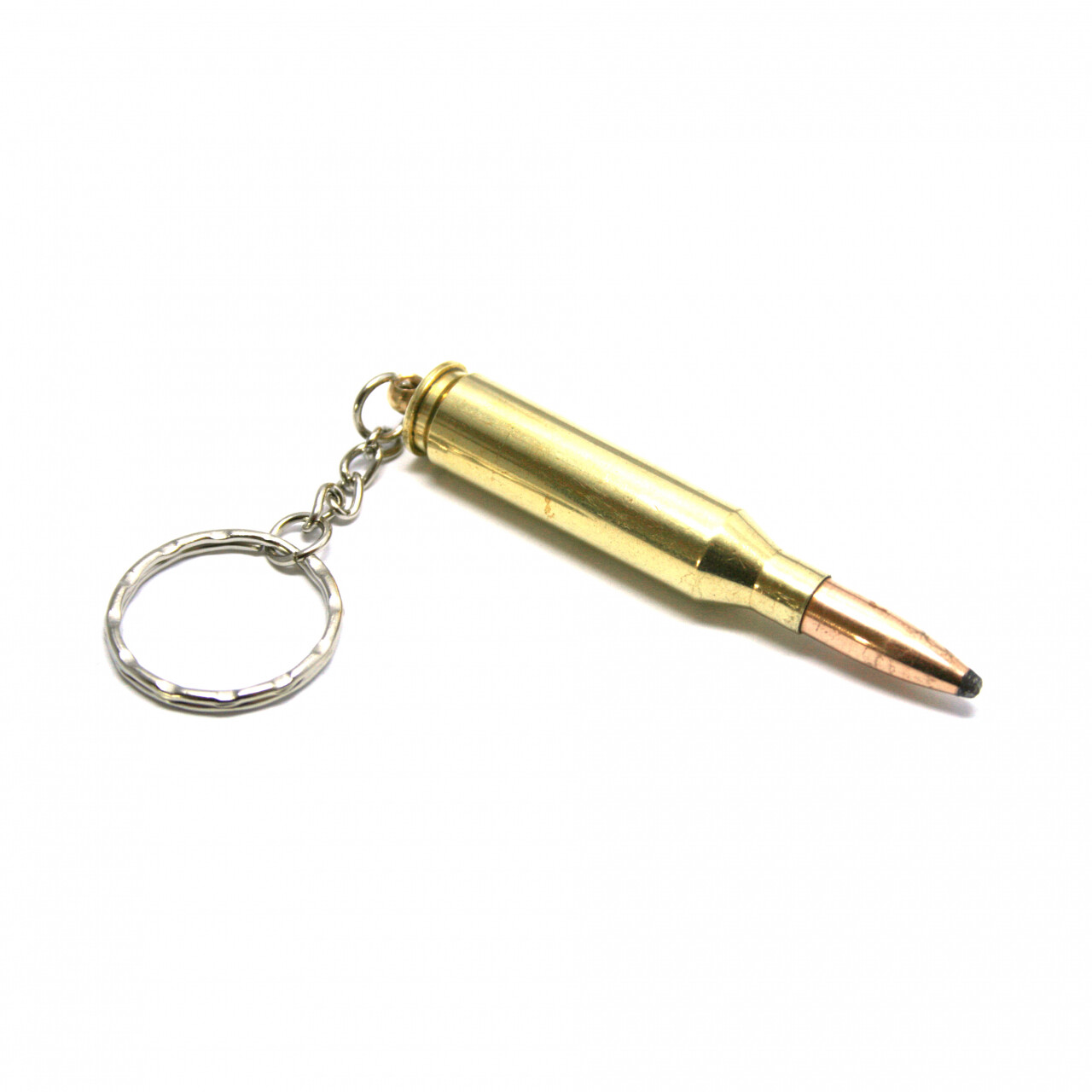 Přívěsek na klíče z náboje .243 Winchester SP - zlatý