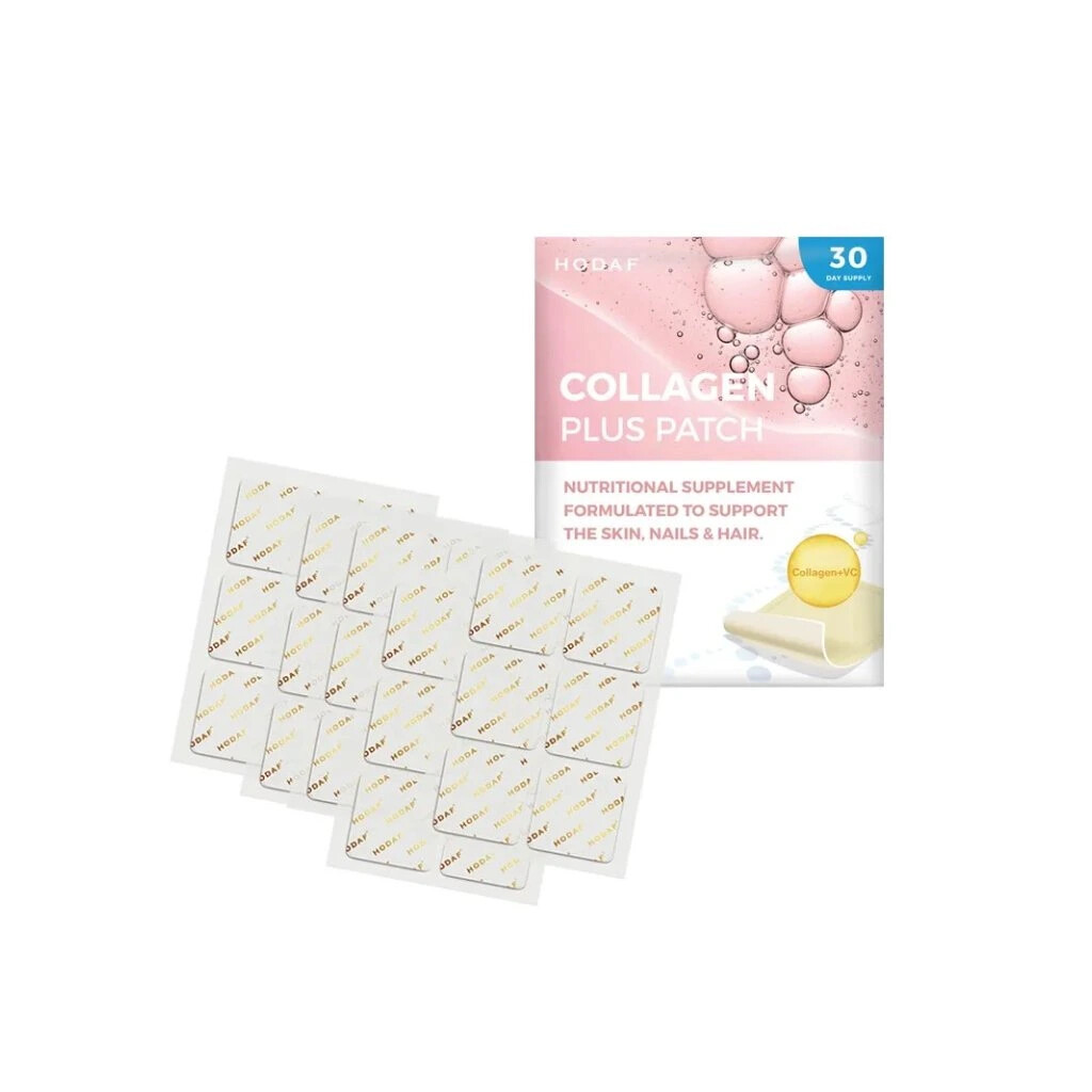 Kolagenová péče v náplasti pro mladistvý vzhled Hodaf Collagen Plus Patch 30 ks - tělové