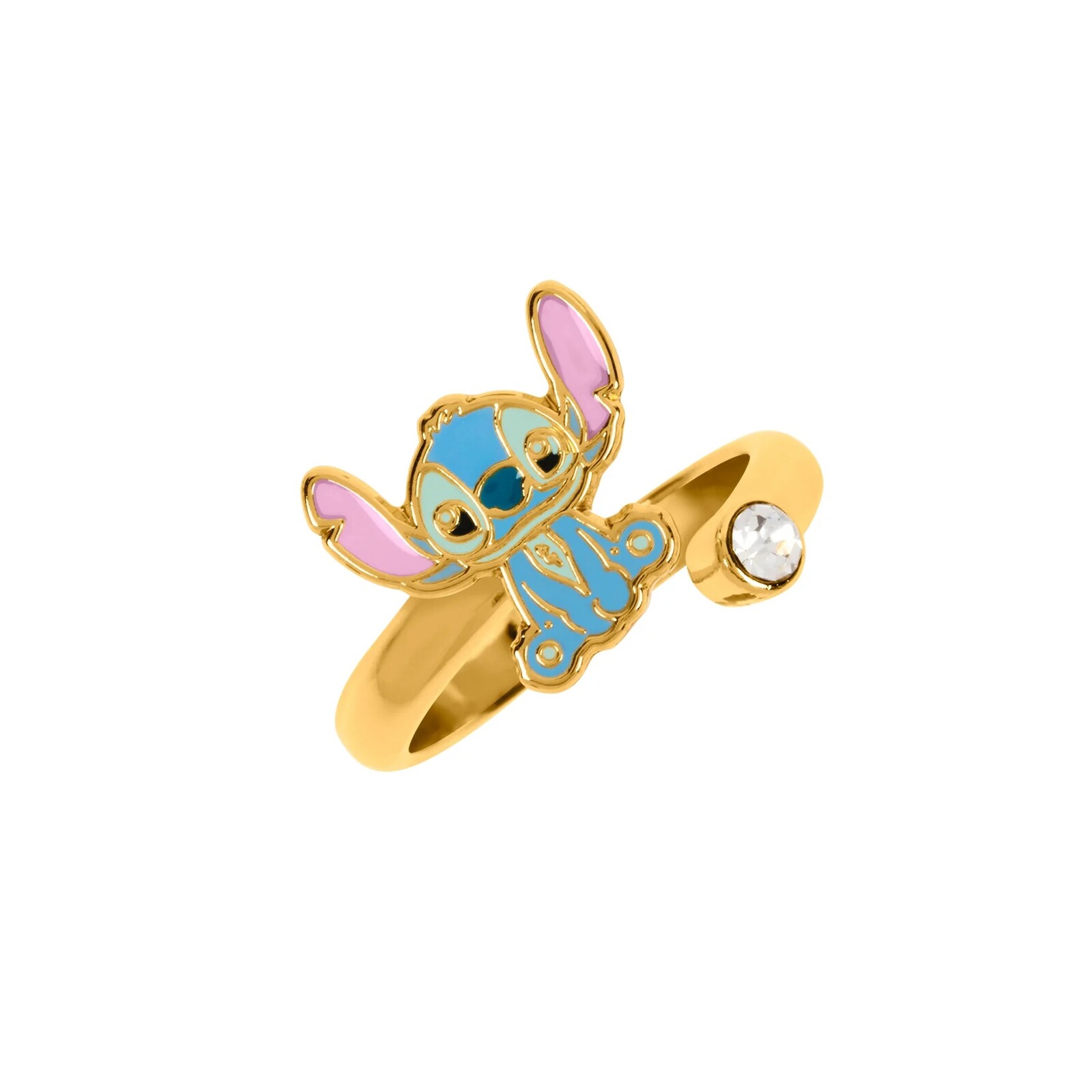 Disney Otevřený pozlacený prsten Lilo & Stitch RF00393YRWL.PH
