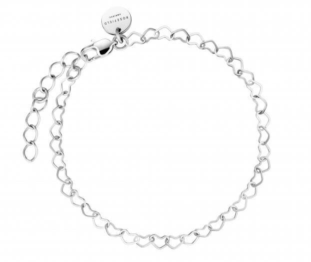 Rosefield Srdíčkový ocelový náramek JBHCS-J683